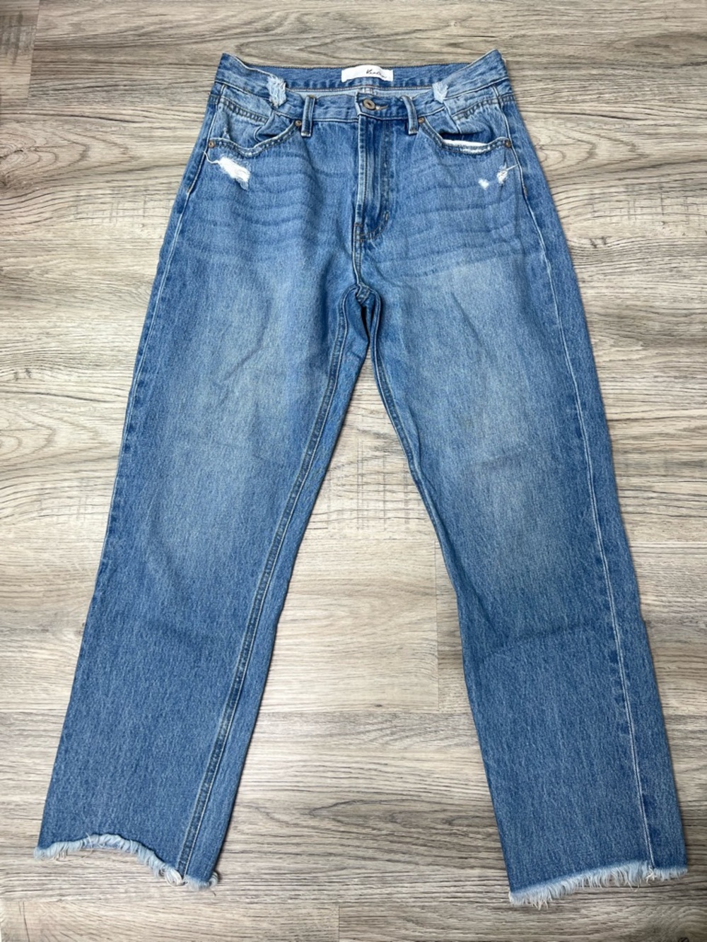 Kancan MEADOW HIGH RISE STRAIGHT LEG Jeans 100% Cotton size 5/26